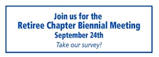Retiree chapter rescheduled meeting